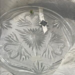 Waterford Crystal Wedding Cake Plate